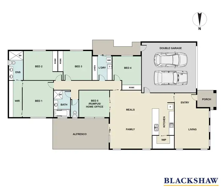 Floorplan of Homely house listing, 18 Porter Street, Wright ACT 2611