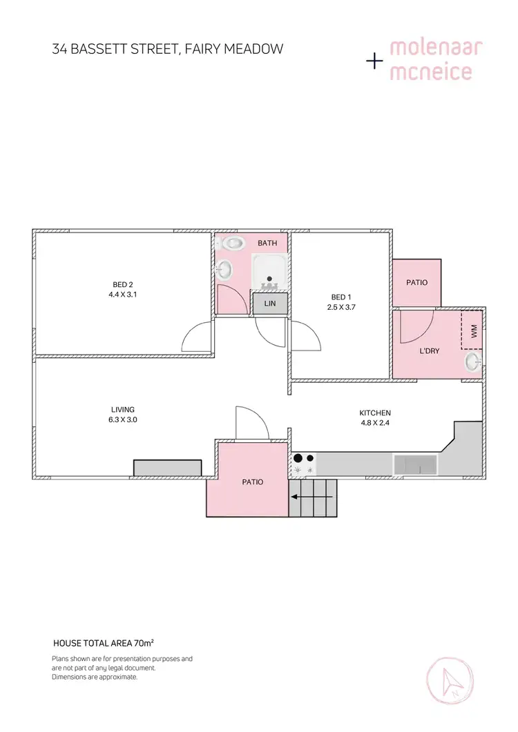 Floorplan of Homely house listing, 34 Bassett Street, Fairy Meadow NSW 2519