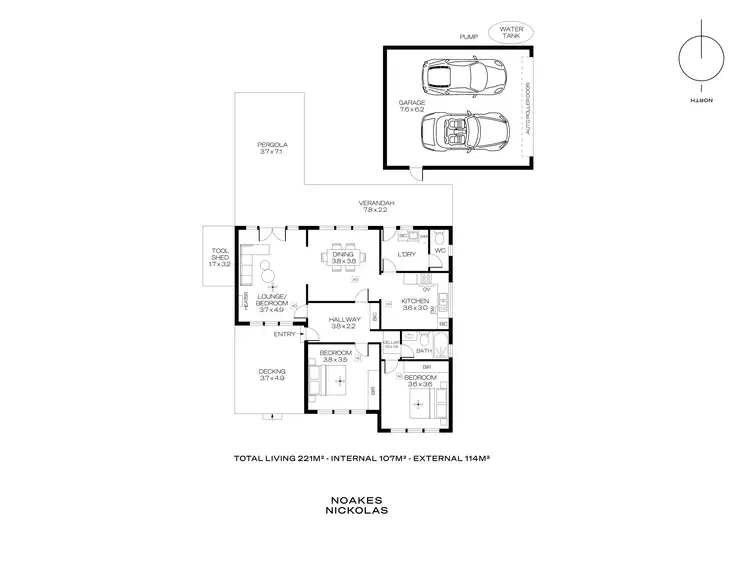 Floorplan of Homely house listing, 155 Ayers Avenue, Melrose Park SA 5039
