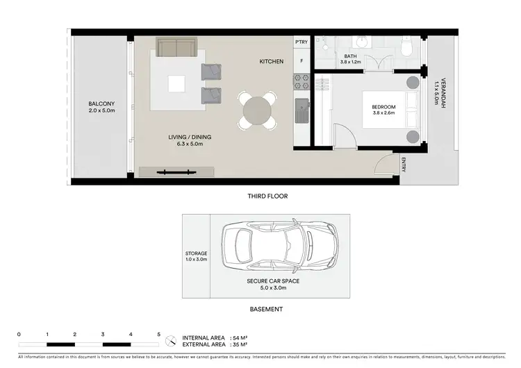 Floorplan of Homely apartment listing, 38/20 Illawong Avenue, Tamarama NSW 2026