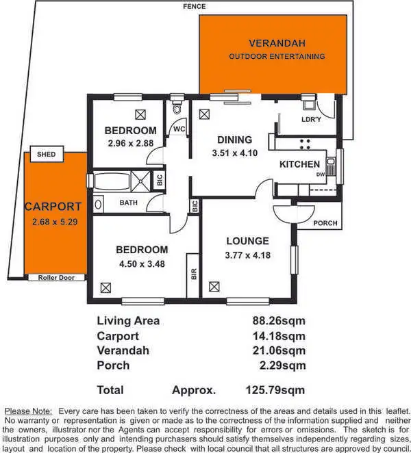 Floorplan of Homely unit listing, 1/29 Maud Street, Ethelton SA 5015