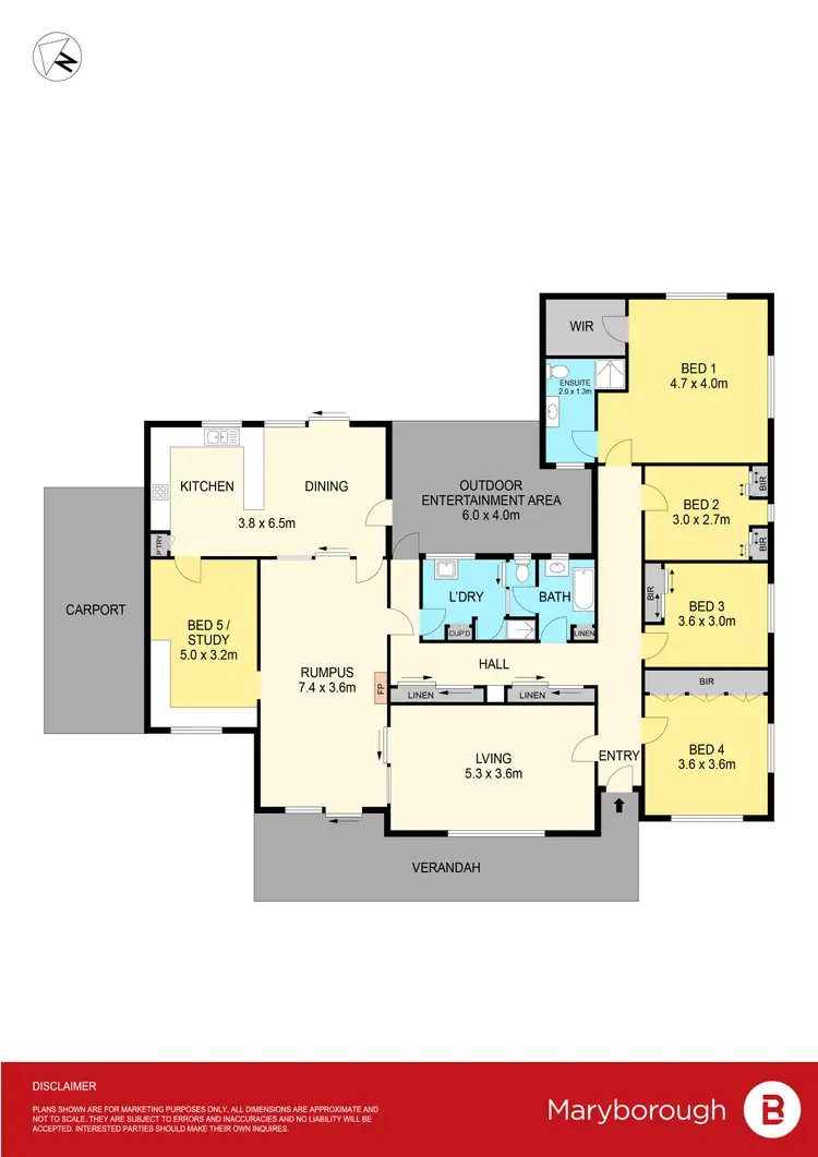 Floorplan of Homely house listing, 264 High Street, Avoca VIC 3467