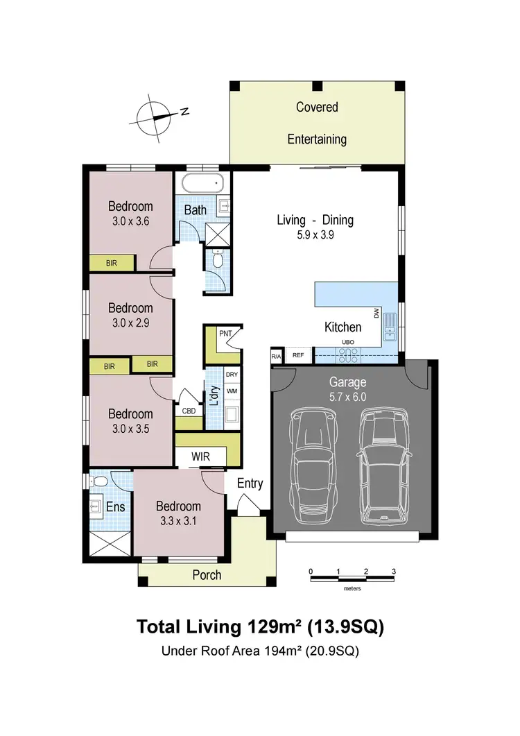 Floorplan of Homely house listing, 29 Staghorn Way, Drouin VIC 3818