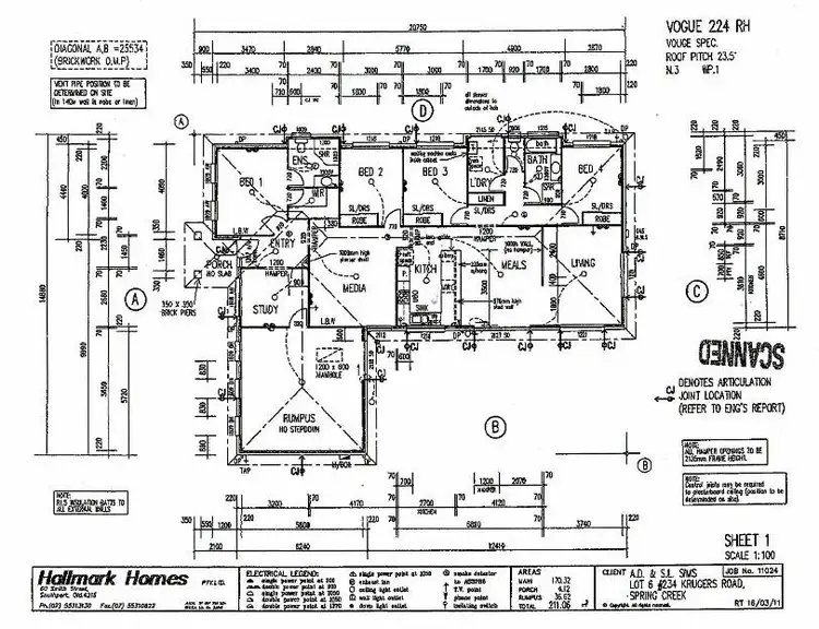 Floorplan of Homely rural property listing, 234 Krugers Road, Spring Creek QLD 4343