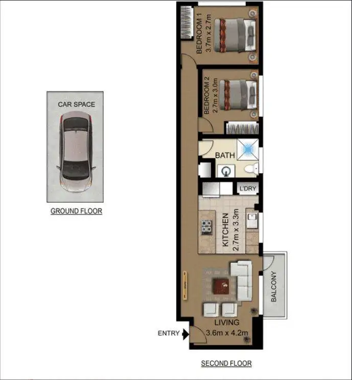 Floorplan of Homely apartment listing, 50 Meadow Crescent, Meadowbank NSW 2114