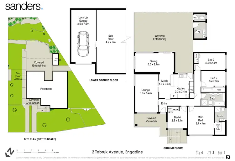 Floorplan of Homely house listing, 2 Tobruk Avenue, Engadine NSW 2233