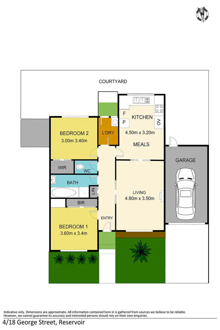 Floorplan of Homely unit listing, 4/18 George Street, Reservoir VIC 3073