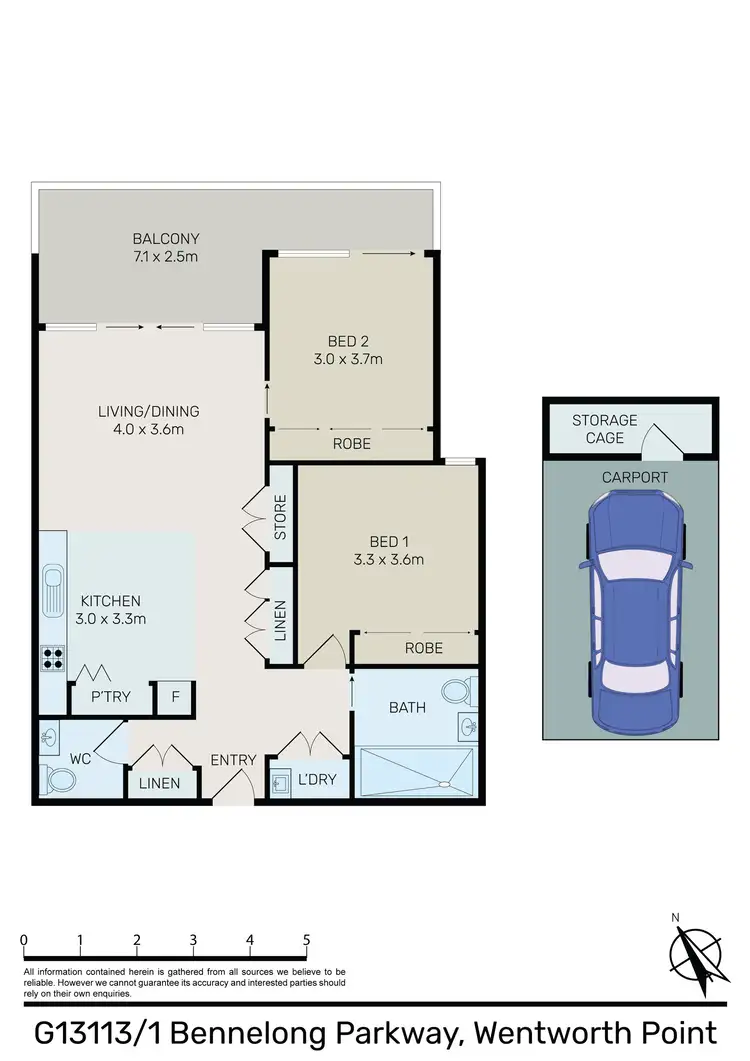 Floorplan of Homely apartment listing, G13113/1 Bennelong Parkway, Wentworth Point NSW 2127