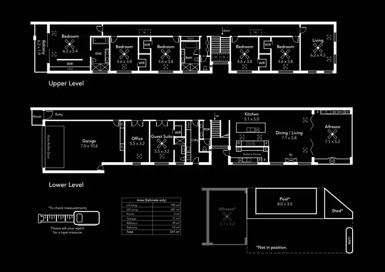 Floorplan of Homely house listing, 19A Sunset Crescent, Grange SA 5022