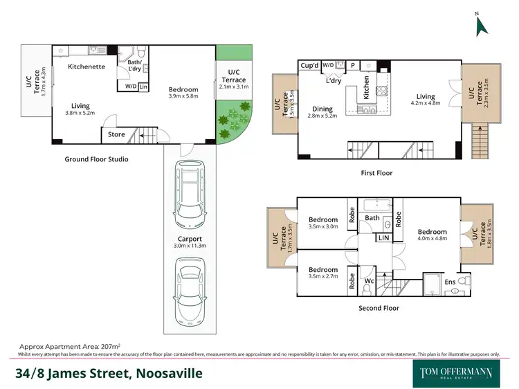 Floorplan of Homely unit listing, 34/8 James Street, Noosaville QLD 4566