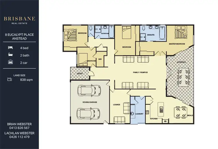 Floorplan of Homely house listing, 8 Eucalypt Place, Anstead QLD 4070