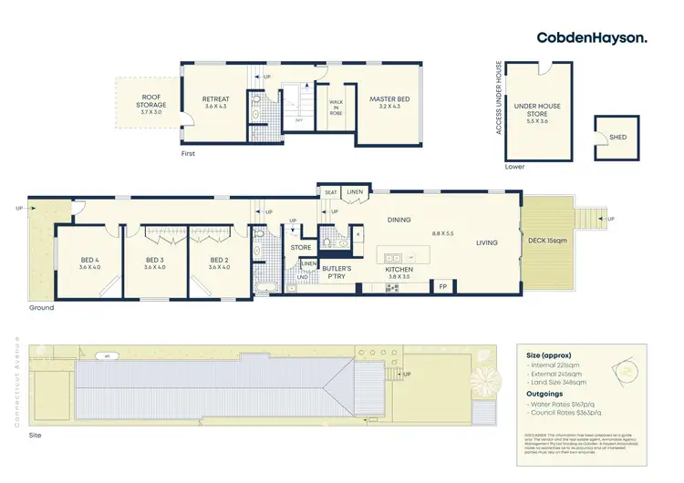Floorplan of Homely house listing, 1 Connecticut Avenue, Five Dock NSW 2046