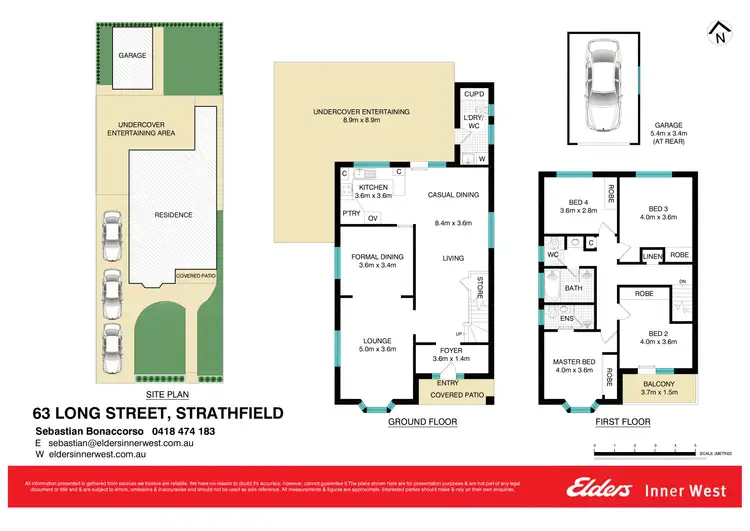 Floorplan of Homely house listing, 63 Long Street, Strathfield NSW 2135