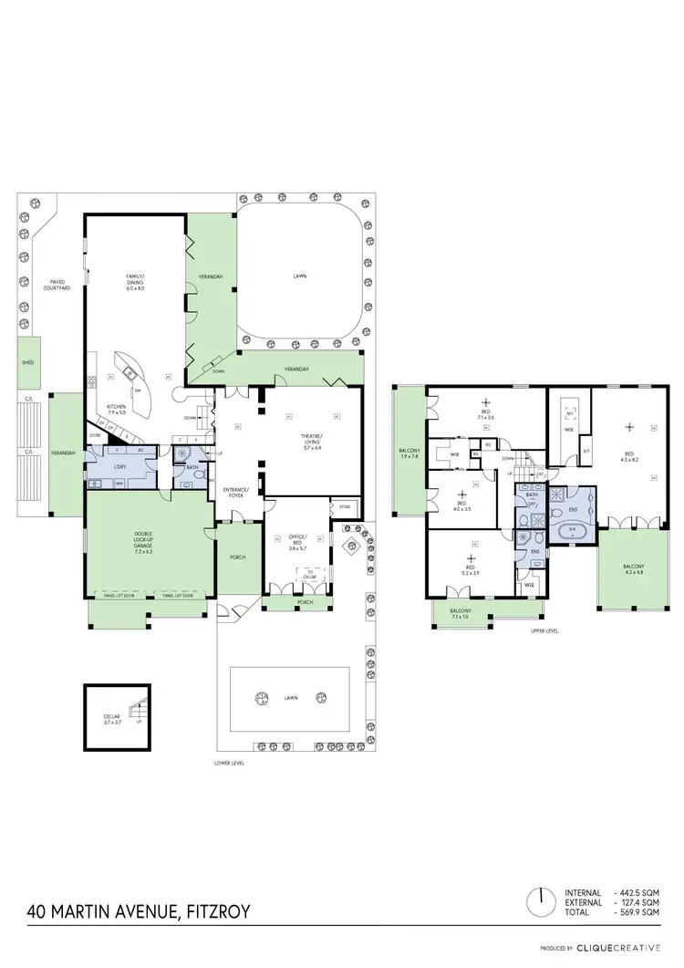 Floorplan of Homely house listing, 40 Martin Avenue, Fitzroy SA 5082