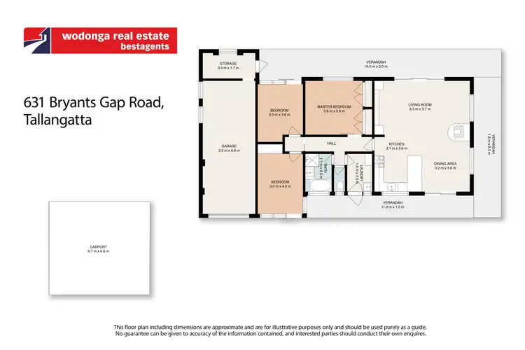 Floorplan of Homely house listing, 631 Bryants Gap Road, Tallangatta VIC 3700