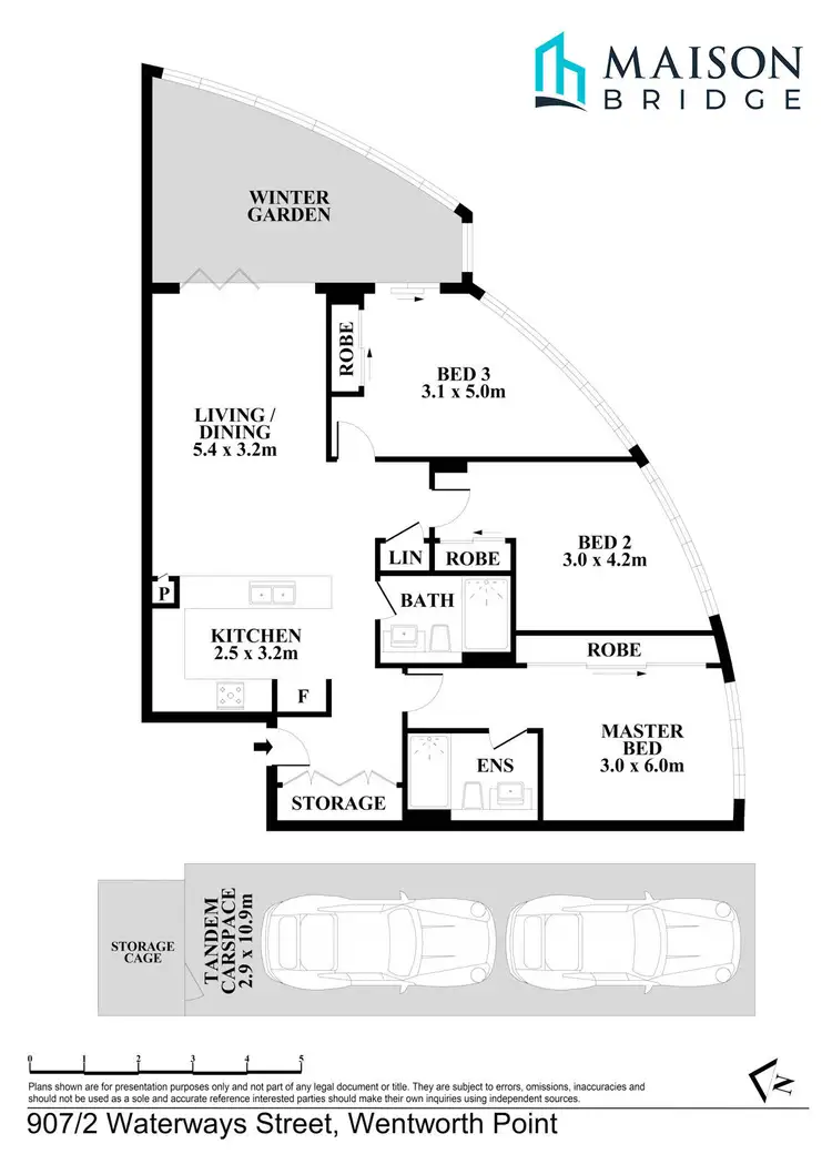 Floorplan of Homely apartment listing, 907/2 Waterways Street, Wentworth Point NSW 2127