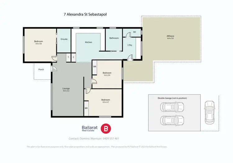 Floorplan of Homely house listing, 7 Alexandra Street, Sebastopol VIC 3356