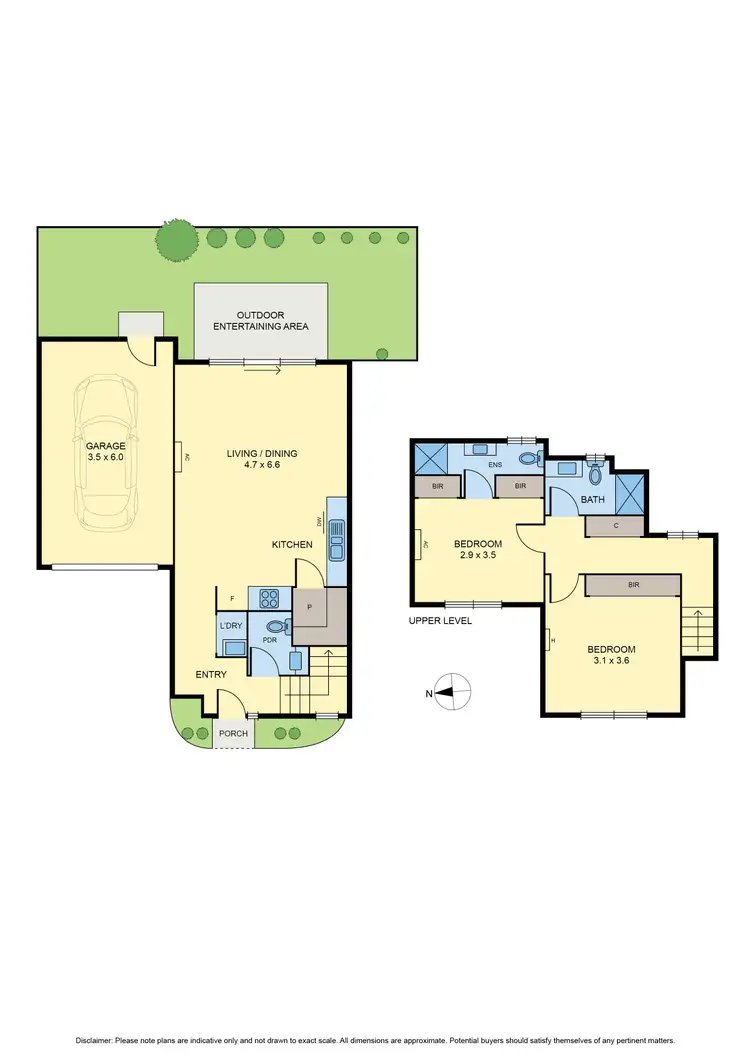 Floorplan of Homely townhouse listing, 3/42 Belair Avenue, Glenroy VIC 3046