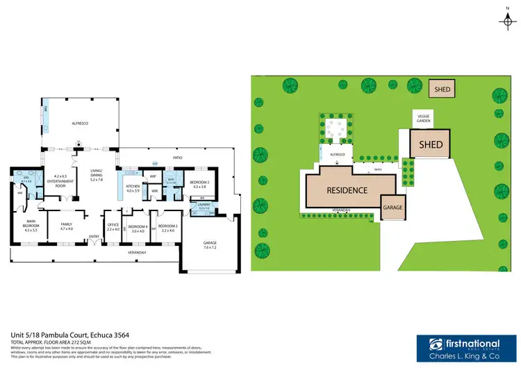 Floorplan of Homely house listing, 5/18 Pambula Court, Echuca VIC 3564