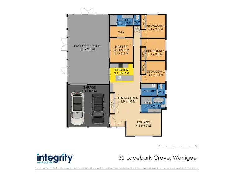 Floorplan of Homely house listing, 31 Lacebark Grove, Worrigee NSW 2540