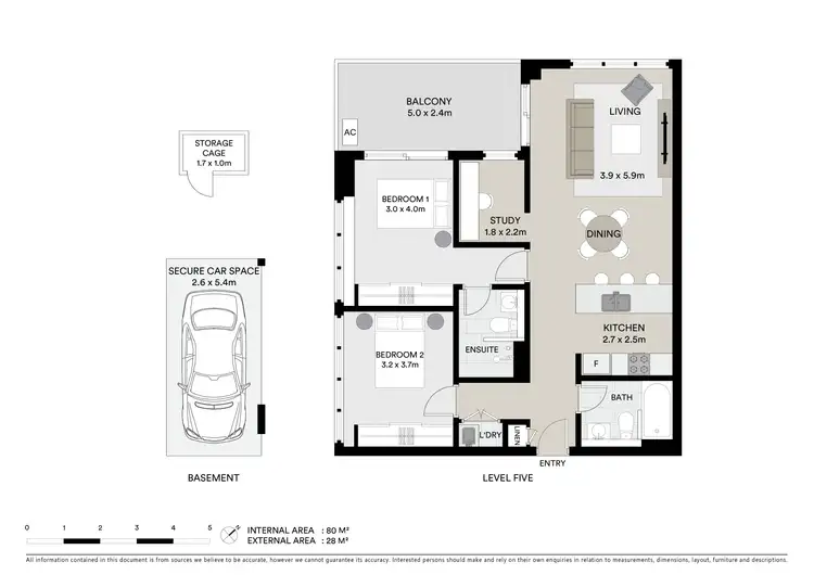 Floorplan of Homely apartment listing, B507/13 Verona Drive, Wentworth Point NSW 2127