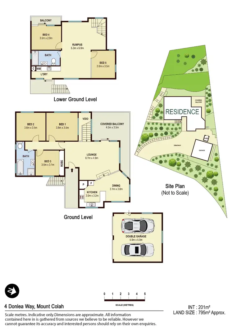 Floorplan of Homely house listing, 4 Donlea Way, Mount Colah NSW 2079