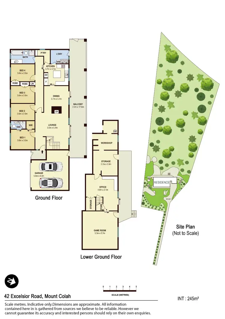 Floorplan of Homely house listing, 42 Excelsior Road, Mount Colah NSW 2079