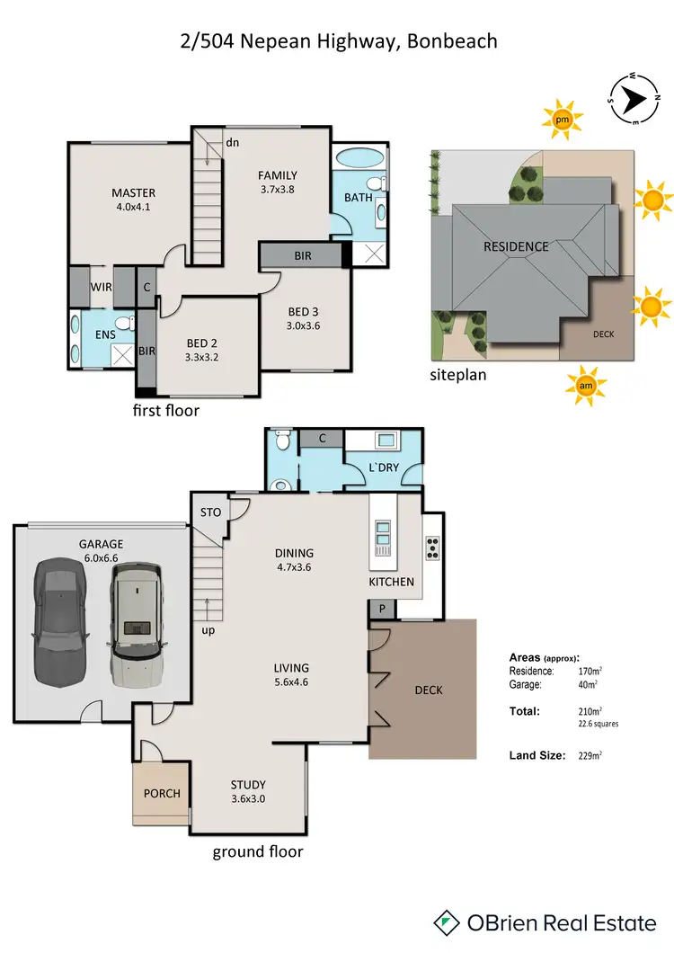 Floorplan of Homely house listing, 2/504 Nepean Highway, Bonbeach VIC 3196