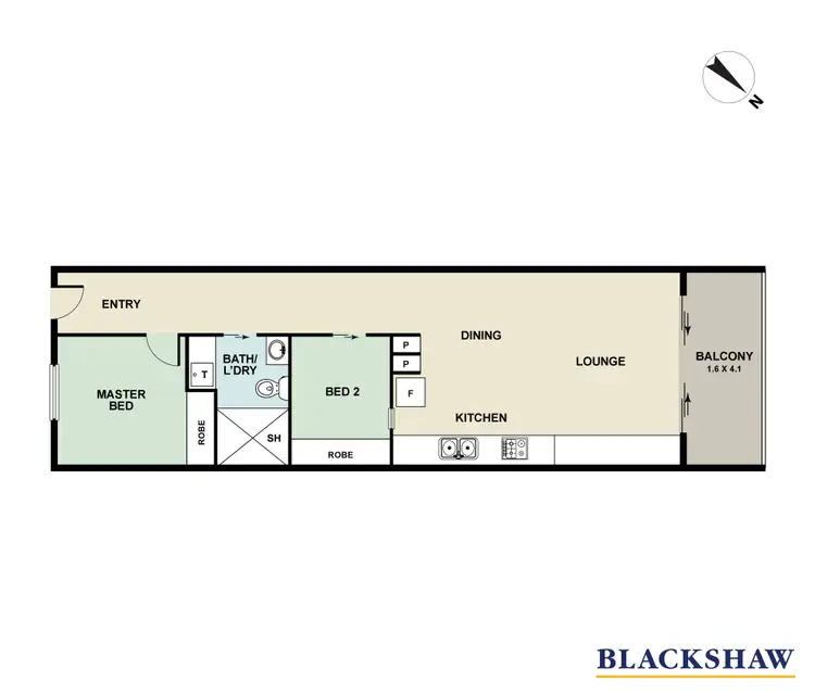 Floorplan of Homely unit listing, 95/29 Dawes Street, Kingston ACT 2604