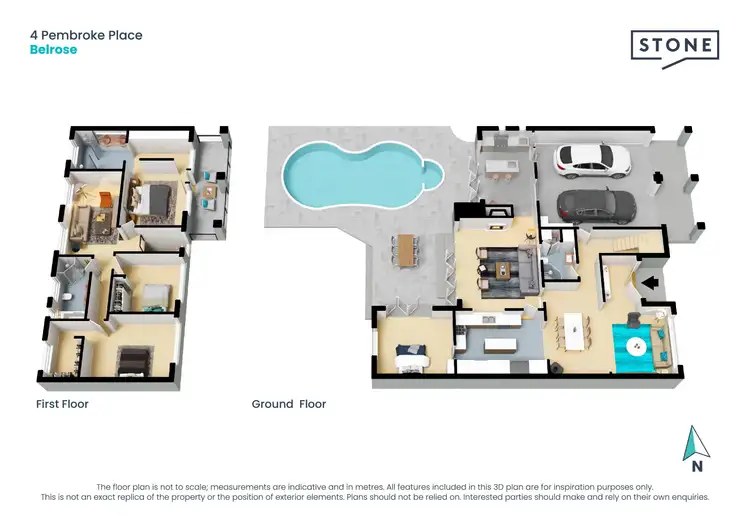 Floorplan of Homely house listing, 4 Pembroke Place, Belrose NSW 2085