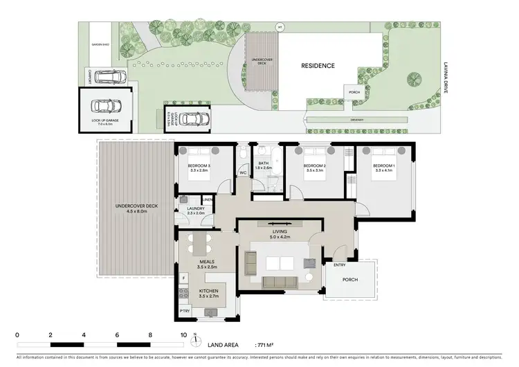 Floorplan of Homely house listing, 27 Lavinia Drive, Ballarat North VIC 3350