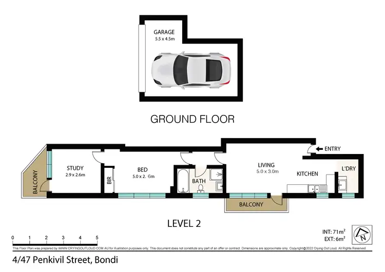 Floorplan of Homely apartment listing, 4/47 Penkivil Street, Bondi NSW 2026