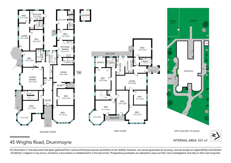 Floorplan of Homely house listing, 45 Wrights Road, Drummoyne NSW 2047