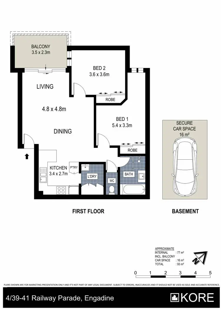Floorplan of Homely unit listing, 4/39-41 Railway Parade, Engadine NSW 2233