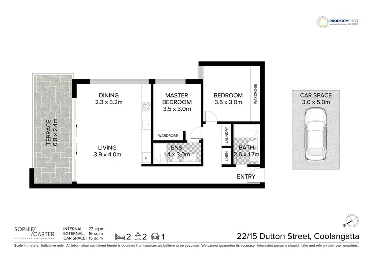 Floorplan of Homely apartment listing, 22/15 Dutton Street, Coolangatta QLD 4225