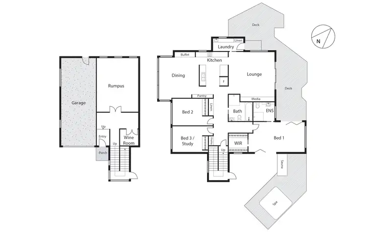 Floorplan of Homely house listing, 3 Rawlings Place, Fadden ACT 2904
