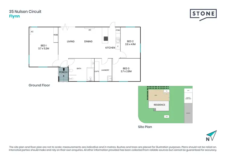 Floorplan of Homely house listing, 35 Nulsen Circuit, Flynn ACT 2615
