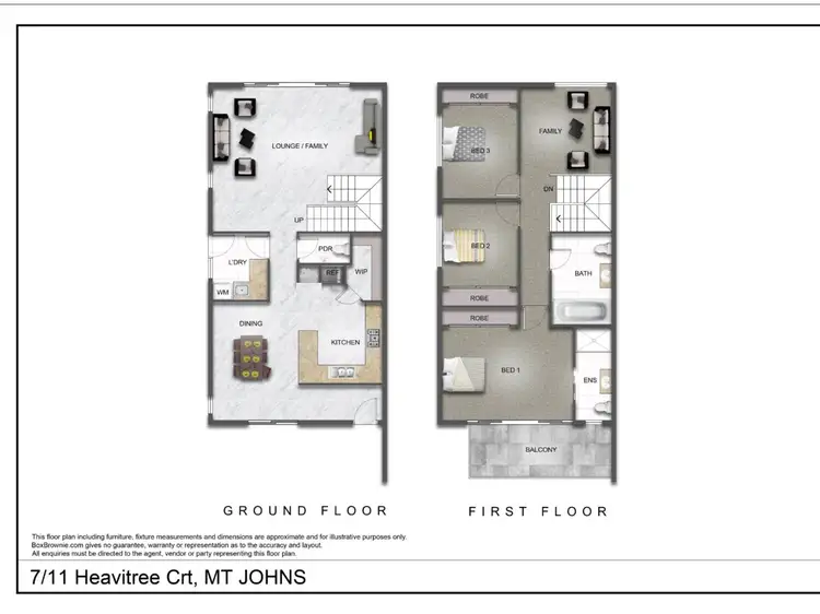 Floorplan of Homely unit listing, 7/11 Heavitree Court, Mount Johns NT 874
