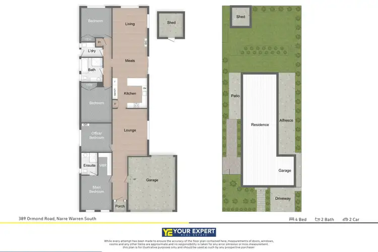 Floorplan of Homely house listing, 389 Ormond Road, Narre Warren South VIC 3805
