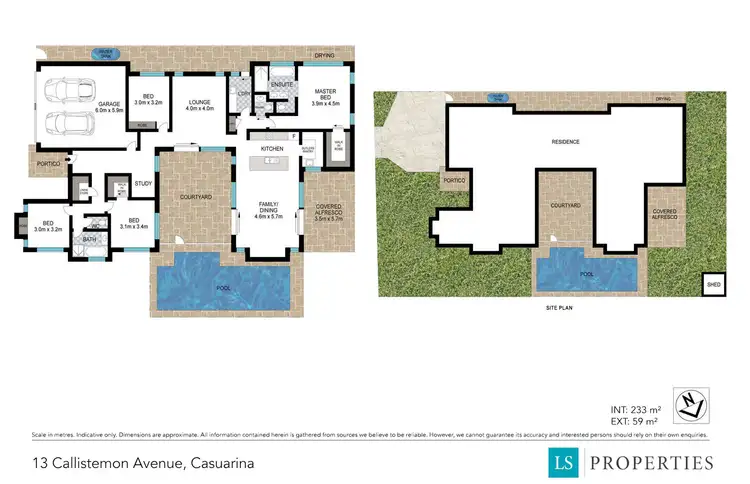 Floorplan of Homely house listing, 13 Callistemon Avenue, Casuarina NSW 2487