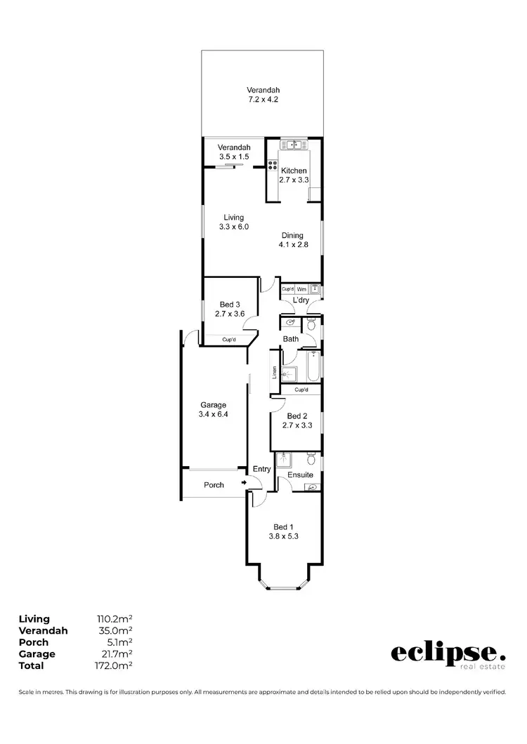 Floorplan of Homely house listing, 15B Cash Street, Rostrevor SA 5073