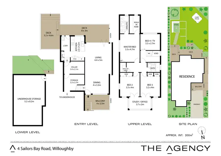 Floorplan of Homely house listing, 4 Sailors Bay Road, Willoughby NSW 2068