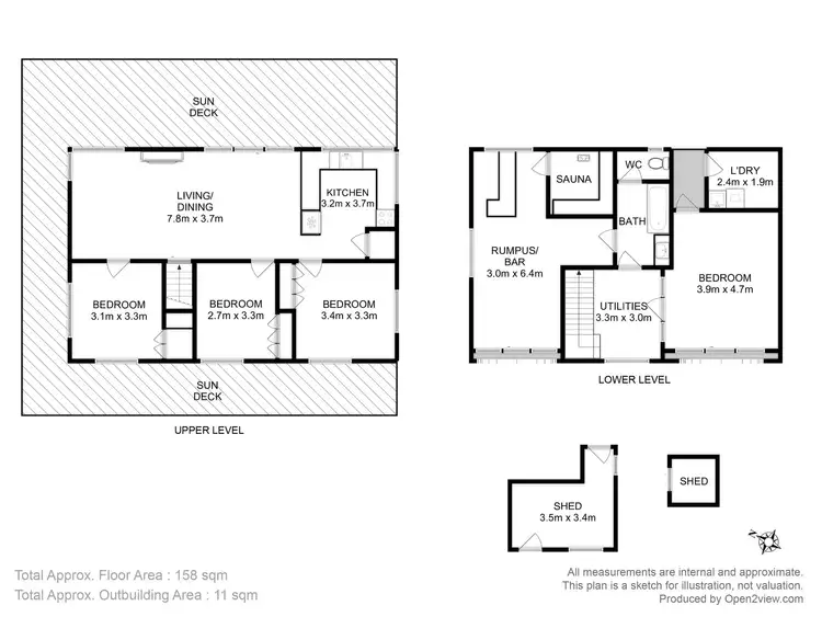 Floorplan of Homely house listing, 43 Tiger Head Road, Dodges Ferry TAS 7173