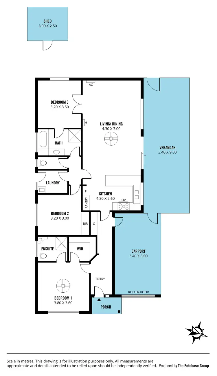 Floorplan of Homely house listing, 2 Burton Mews, Aberfoyle Park SA 5159