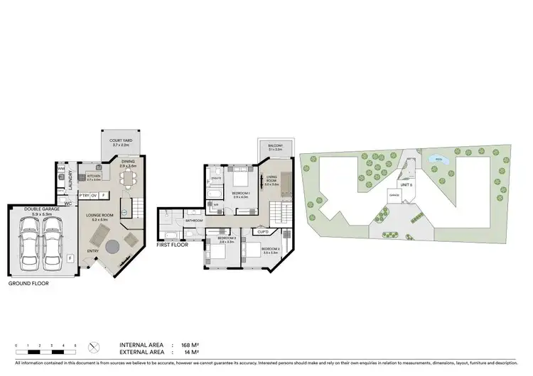 Floorplan of Homely townhouse listing, 5/3-7 Henderson Street, East Ballina NSW 2478