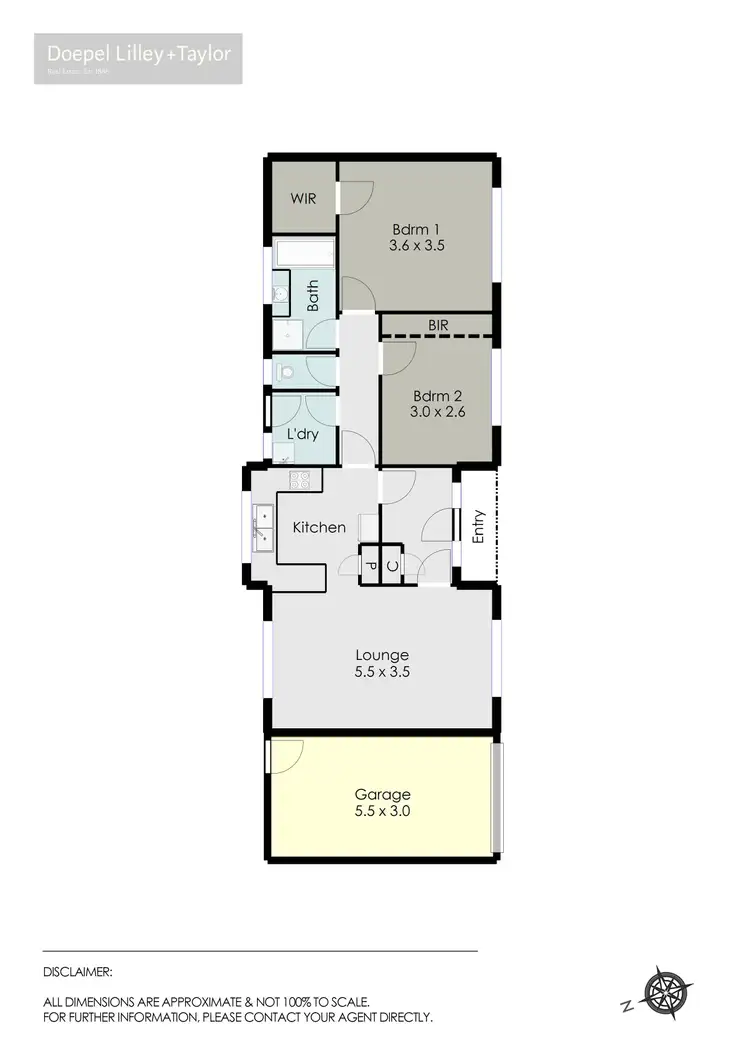 Floorplan of Homely unit listing, 2/914 Ligar Street, Ballarat North VIC 3350