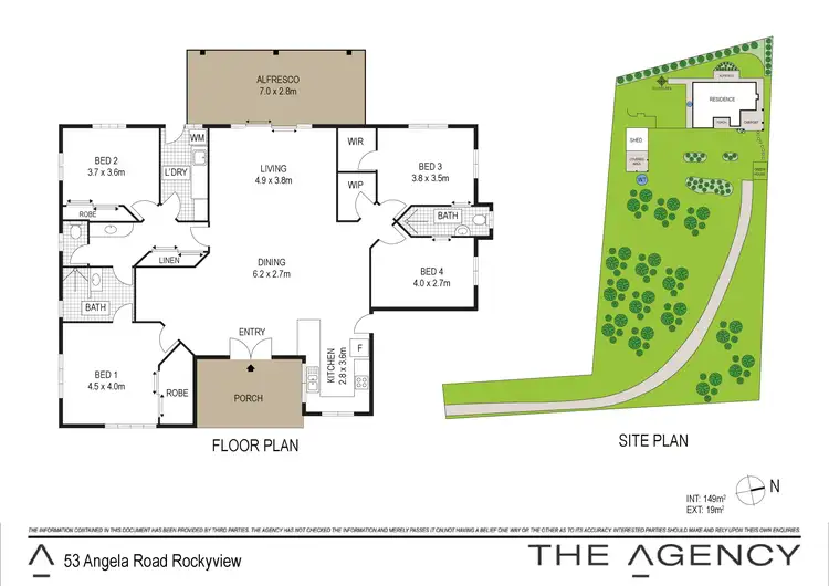 Floorplan of Homely house listing, 53 Angela Road, Rockyview QLD 4701