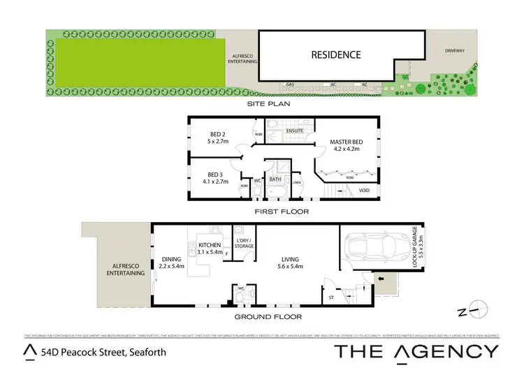 Floorplan of Homely house listing, 54D Peacock Street, Seaforth NSW 2092
