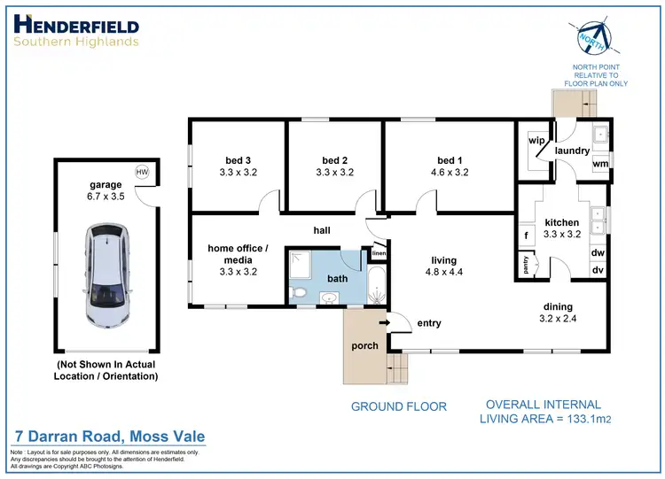 Floorplan of Homely house listing, 7 Darran Road, Moss Vale NSW 2577