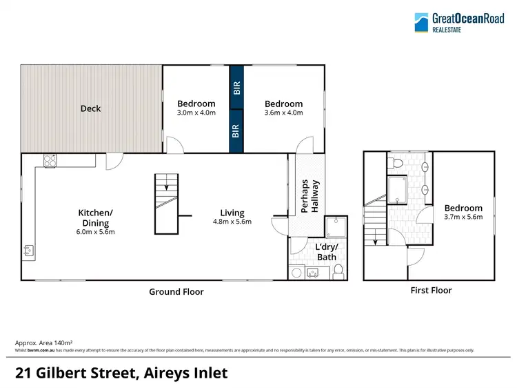 Floorplan of Homely house listing, 21 Gilbert Street, Aireys Inlet VIC 3231